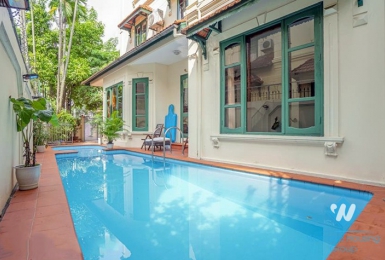Swimming pool and garden villa with 5 bedroom in To ngoc van, Tay ho
